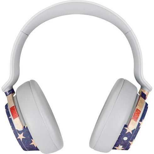 Distressed American Flag Surface Headphones Skin